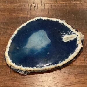 Blue Agate Slice Coaster